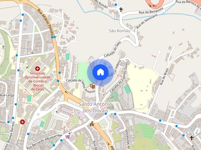 Quarto mobilado num apartamento em Santo Antonio Olivais