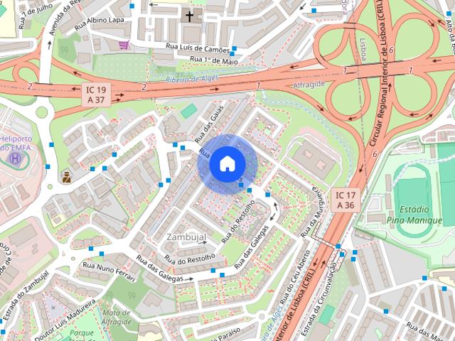 Quarto para alugar Amadora rua das Galegas