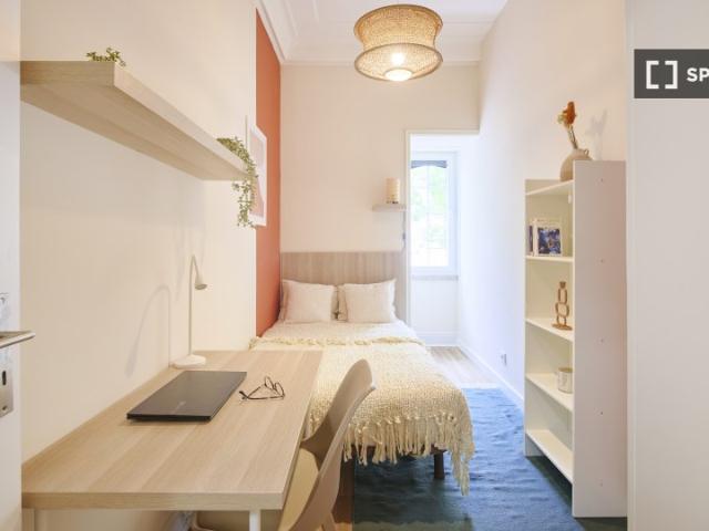 Quarto para alugar em apartamento partilhado de 9 quartos em Lisboa