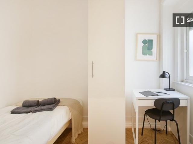 Quarto para alugar em apartamento partilhado de 10 quartos, Lisboa