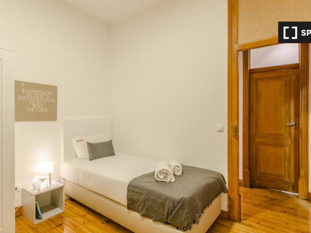 Quarto para alugar em residência com 5 quartos no centro de Lisboa