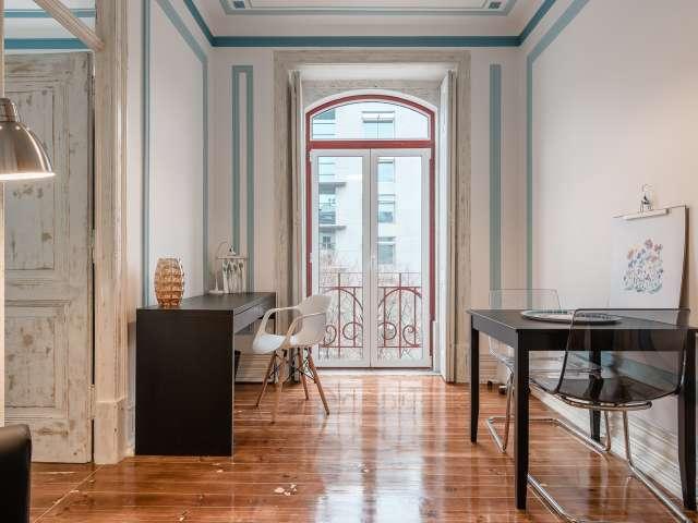 Quarto para alugar em residência com 5 quartos no centro de Lisboa