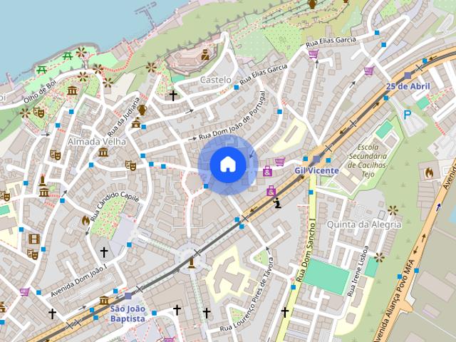 Quarto para estudantes genero feminino em Almada