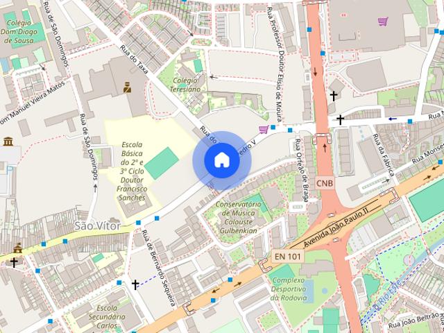 Quarto perto Braga Park e junto Universidade