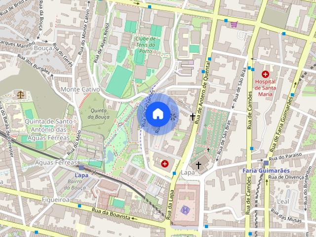 Quarto renovado Porto Metro da Lapa
