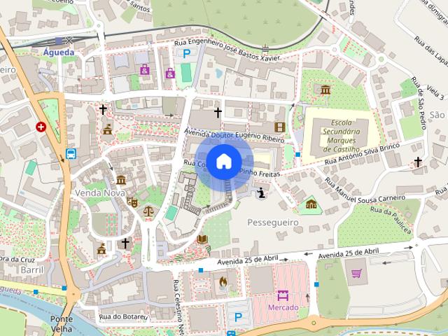 Quartos mesmo a frente da faculdade Agueda