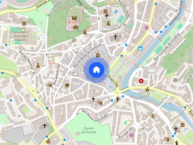 Quartos numa moradia T5 no centro da cidade de Leiria