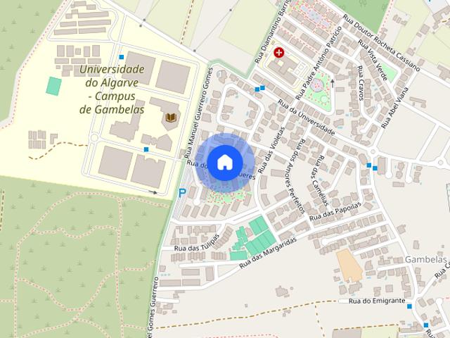 Quartos numa vivenda junto da Universidade do Algarve
