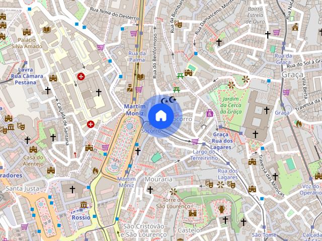 Quartos ou T0 para estudantes Lisboa