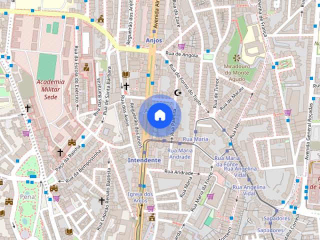 Quartos em Lisboa Anjos