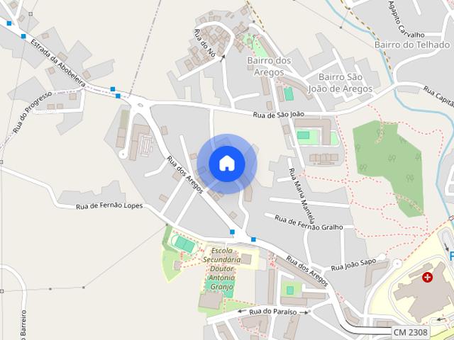 Quartos em vivenda no Bairro dos Aregos em Chaves