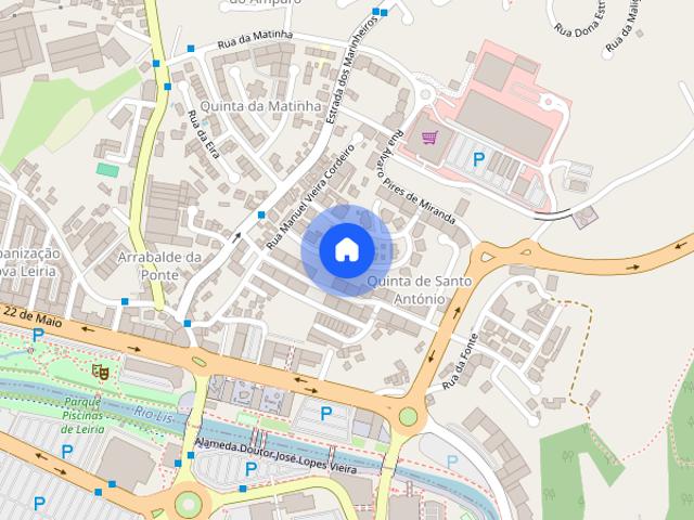 Quartos em vivenda para alugar Leiria centro