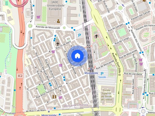 Quartos para estudantes universitarios deslocados