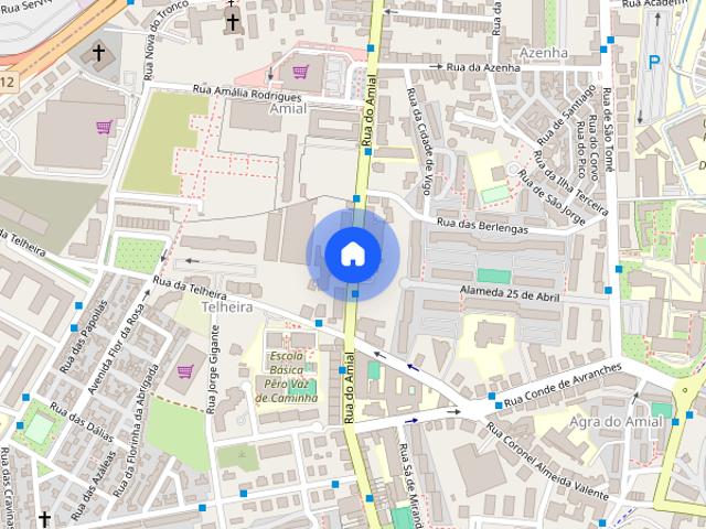 Quartos para estudantes no Porto polo Universitario