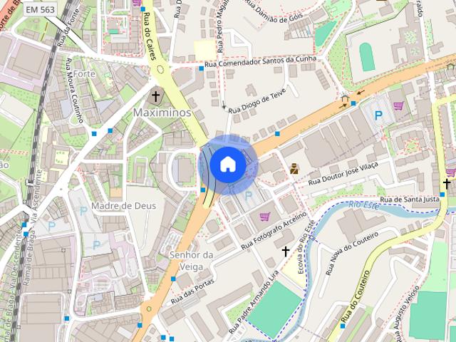 Quartos para profissionais Braga centro