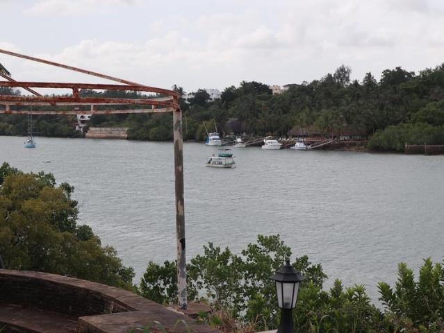 Quarter acre piece of land on the creek side of Shanzu