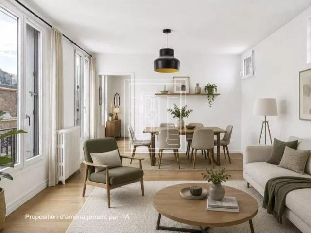 Quartier Ternes: 47m2 au 7ème, 1ch