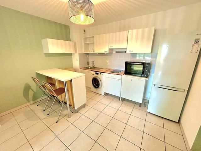 QUARTIER BORDEROUGE T2 Meublé de 44.61m² Terrasse couverte de 7m², parking sécurisé