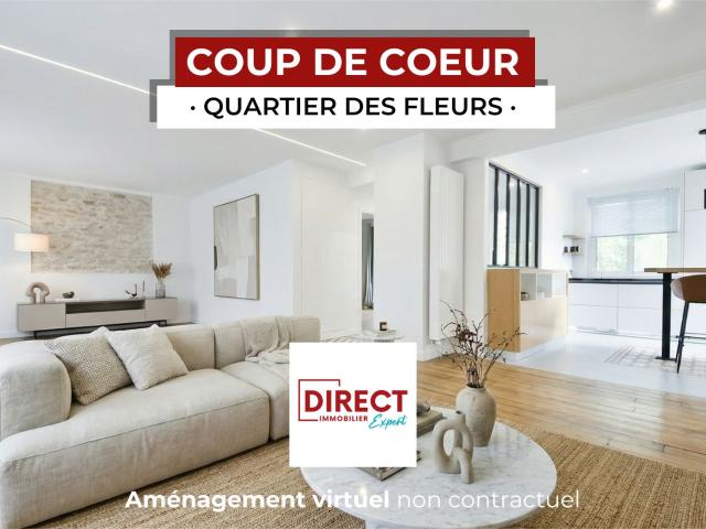 QUARTIER DES FLEURS: MAISON 5/6P DE 137 m2 + EXTERIEUR