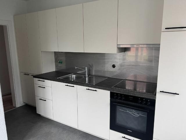 Quartier et petit locatif calmes, appartement de 3,5 pièces au rez supérieur