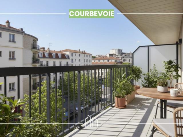 QUARTIER LES FAUVELLES PROCHE DE LA DÉFENSE 2 pièces, 48 m²
