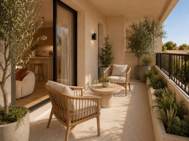 Quartier résidentiel T3 vue verdure 5 min centre ville 3 pièces, 62 m²