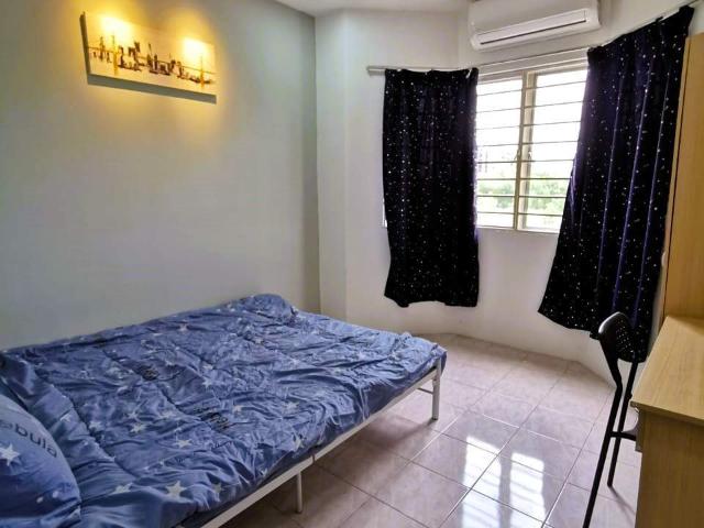 ✅Queen Size Bedroom, 1 mins to HELP University, AC Room, Fully Furnished✅Damai Apartment, Subang Bestari