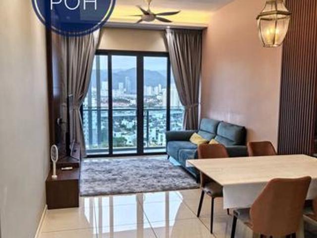 Queens Residence 950sqft Fully Reno Furnished Bayan Lepas 2 Car Park