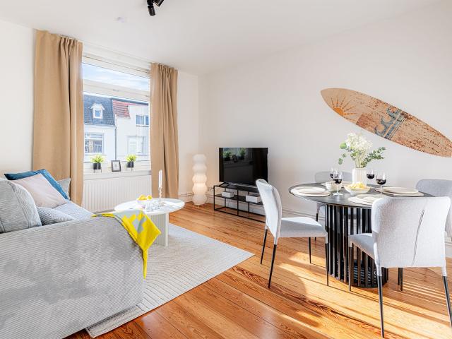 Quiet 2 bedroom apartment for 6 people in Lübeck
