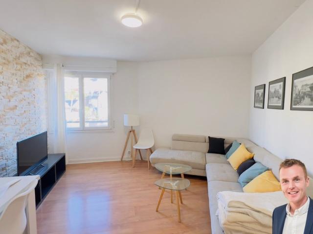 QUIMPER 29 – Appartement T4 meublé de 73 m² habitable avec loggia Cave