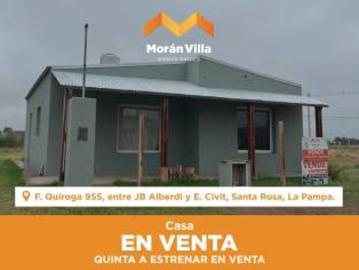 Quinta 2 dormitorios a estrenar en Santa Rosa, La Pampa