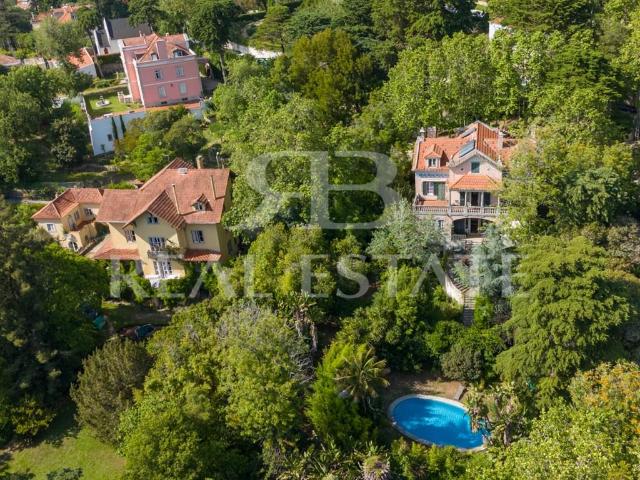 Quinta com 2 Casas e Vista no centro de Sintra Lisboa 1200m² Agualva e mira sintra