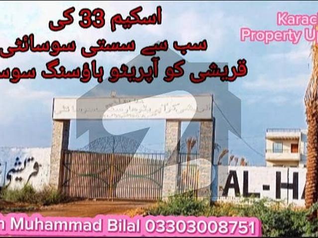 Qureshi Society 120 Square Yards Residential Plot Up For Sale