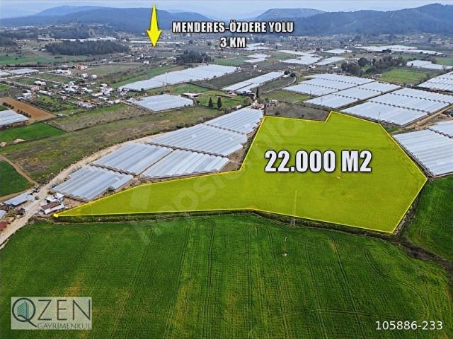 Q'ZEN DEN DEĞİRMENDEREDE 22.112 MÜSTAKİL TEK TAPU DÜZ TARLA