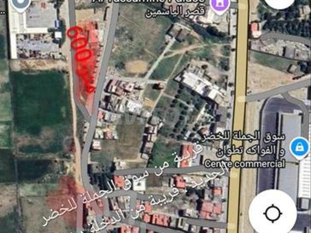 أرض محفظة قريبة من سوق الجملة الجديد تطوان