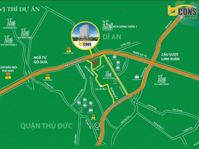 Rẻ nhất khu vực dĩ an. Chỉ cần thanh toán 300 triệu sở hữu nhà bcons polygon. 0865231 hỗ trợ