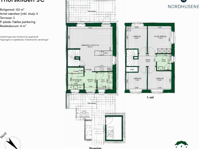 Rækkehus 5 vær. på 122 m² i Ringsted
