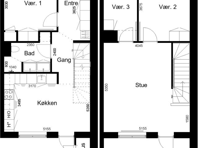 Rækkehuslejlighed 4 værelser i Aars, 110 m²