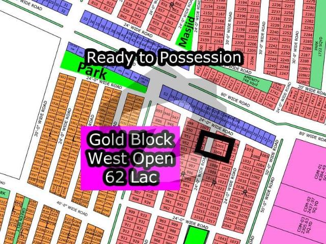 R 1006 West Open + Gold Block North Town Residency Phase 01 Surjani
