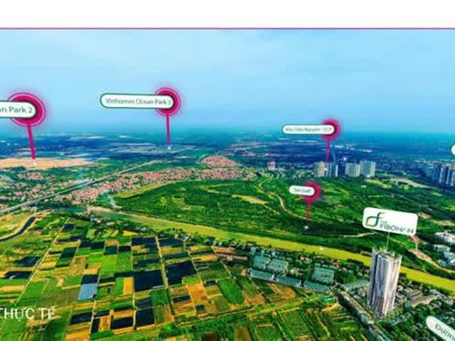 Ra Hàng Tầng Vip Đợt 1 Chung Cư The Fibonan, 2,7 Tỷ/căn 65m2, 2PN