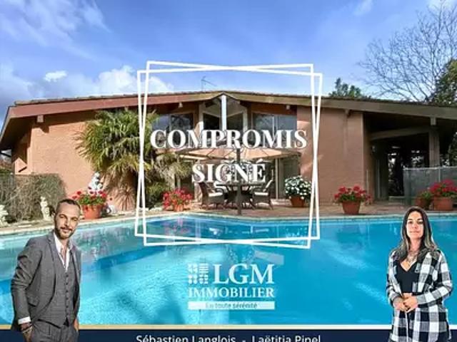 Ramonville Saint Agne 31520 Achat / Vente maison 7 pièces t7 piscine terrasse