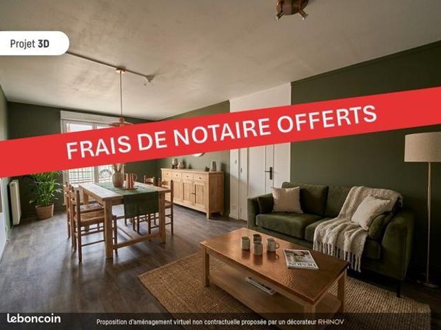 Rantigny: Appartement 4 pièces avec balcon