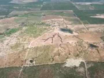 Rancho ganadero en General Terán
