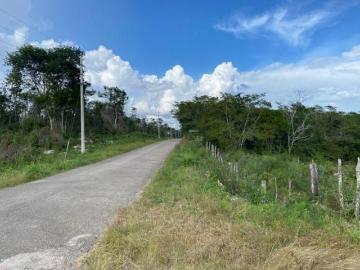 Rancho en Cantamayec de 259 hectareas propiedad privada sobre carretera