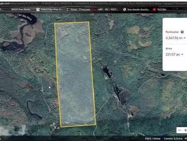 Rang 1, Lac Des Plages, QC, J0Y 1K0 vacant land for sale Li.