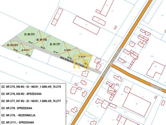 Działka pod zabudowę 857 m2 blisko natury i miasta
