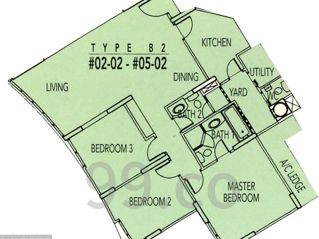Rafflesia Condominium D20, Condominium