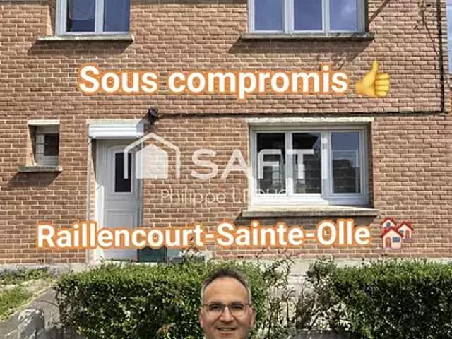 Raillencourt Sainte Olle 59554 Achat / Vente maison 5 pièces t5