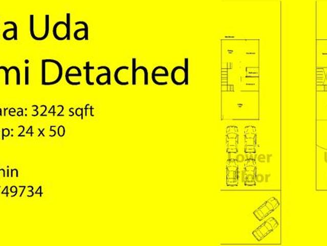 Raja Uda Semi D walking distance to SJKC Kwang Hwa Butterworth