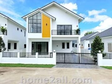 ราคาเริ่มต้นที่ 4.29 ล้าน บ้านสร้างใหม่ 2 ชั้น หางดง สไตล์โมเดิร์นนอร์ดิก ตกแต่งด้วยสไลต์ญี่ปุ่น ให้ความรู้สึกอบอุ่น เข้าเมืองเพียง 15 นาที